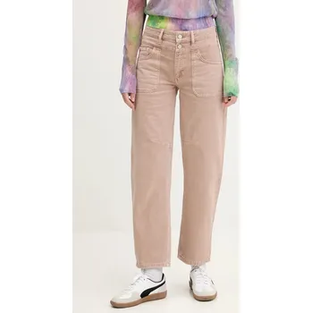 Dámské džíny Džíny Desigual PENSILVANIA dámské, medium waist, 25SWDD56 oranžová 24J, vel. 40