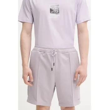 Pánské oblečení Kraťasy HUGO 50534647 fialová 94X, vel. S