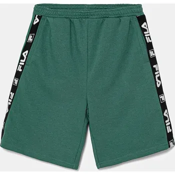 Chlapecké oblečení Dětské kraťasy Fila IDEN FAT0673 zelená 76X, vel. 170-176