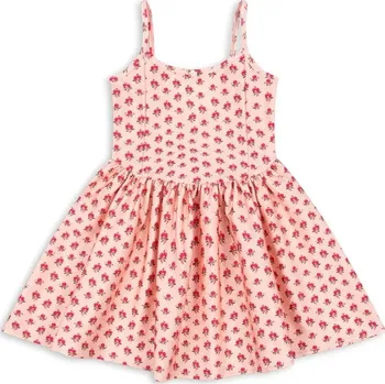 Dívčí oblečení Dívčí šaty Konges Sløjd MOUSSE DRESS KS103201 růžová 30X, vel. 134-140