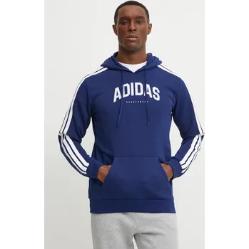 Pánská mikina Mikina adidas Collegiate JV6502 námořnická modř 59X, vel. S
