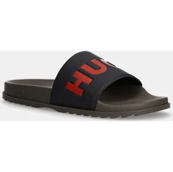 Dámské pantofle Pantofle HUGO Match pánské, zelená barva, 50498352 50498352.346 81X, EUR 36