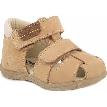 Dívčí obuv Dětské semišové sandály Primigi hnědá barva, PYK 79115 7911500 82X, EUR 21