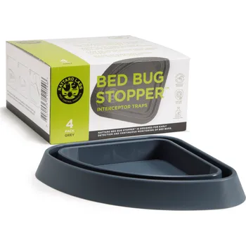 Přípravek proti hmyzu Nattaro miska na ochranu postele před štěnicemi - Černá