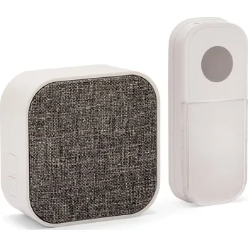 Domovní zvonek VELAMP DOM003 Bezdrátový zvonek na baterie,150m,36 melodií