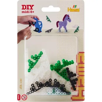 Dětské navlékací korálky HAMA Stojánky z korálků (20 ks) MIDI