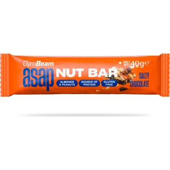 GymBeam Nut Bar 40 g salty chocolate