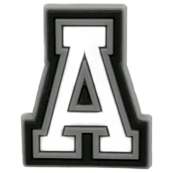 Dámská běžecká obuv PVC přívěšek na boty Crocs ve tvaru písmena A Dekorativní ozdoba pro dětské i dospělé pantofle Stylový doplněk z měkkého materiálu