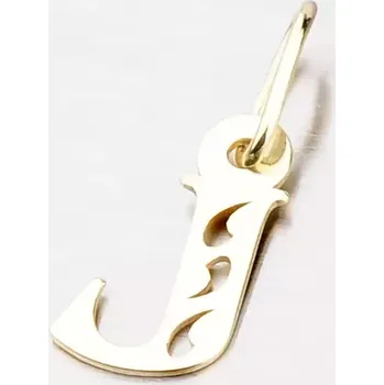 Přívěsek Přívěsek žluté zlato 585 písmeno J 442-0002-J