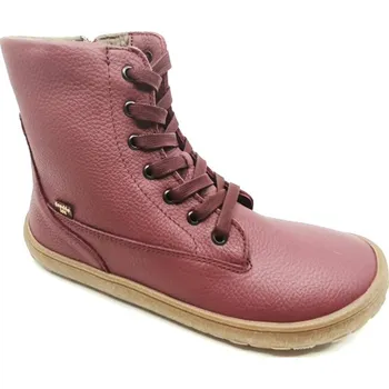 Dámská zimní obuv Froddo Barefoot s membránou G3160236-4 Bordeaux EUR 40