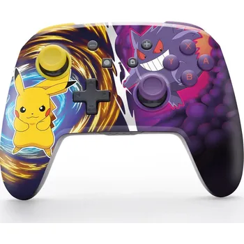 Gamepad PowerA Enhanced Wireless Controller for Nintendo Switch - Pikachu vs. Gengar