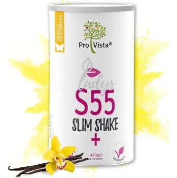 Keto dieta ProVista S55 slim shake+ 420g vanilka