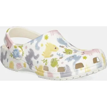 Dámské pantofle Pantofle Crocs CLASSIC PASTEL PETS CLOG KIDS bílá barva, 210995 210995.CROCS.CLASSIC.PA 00X, EUR 32/33