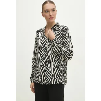 Košile Answear.LAB dámská, černá barva, regular, s klasickým límcem A080719.HWK 99X, vel. S