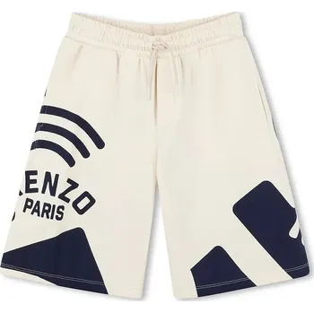 Chlapecké kraťasy Dětské bavlněné šortky Kenzo Kids K61116.114.150 béžová 01X, vel. 150