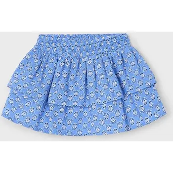 Dívčí sukně Dětská bavlněná sukně Mayoral modrá barva, mini, 3904 3904.6K.Mini.PPYA 55X, vel. 110