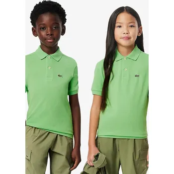 Dětská bavlněná polokošile Lacoste PJ2909 zelená 76X, vel. 80