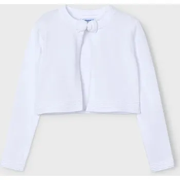 Dívčí oblečení Dětský svetr Mayoral bílá barva, 321 321.6B.Mini.PPYA 00X, vel. 122