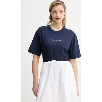 Pánské tričko Bavlněné tričko Marc O'Polo tmavomodrá barva, 502201251033 59X, vel. XS