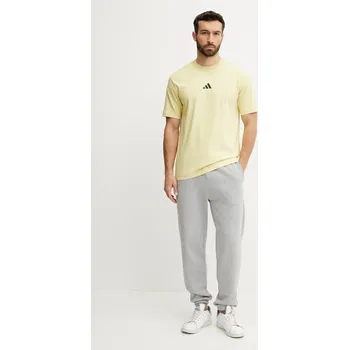 Bavlněné tričko adidas City Escape JF3330 žlutá 10E, vel. L