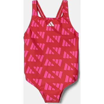 Dámské plavky Jednodílné dětské plavky adidas Performance červená barva, JG6050 29X, vel. 170