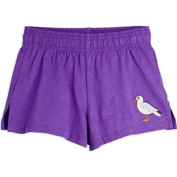 Chlapecké kraťasy Dětské bavlněné šortky Mini Rodini Seagull 2523012745 fialová 48X, vel. 92-98