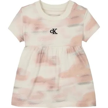 Dívčí šaty Dívčí šaty Calvin Klein Jeans IN0IN00297.PPYA oranžová 24X, vel. 68
