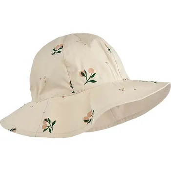 Klobouk Dětský oboustranný klobouk Liewood Amelia Reversible Sun Hat béžová barva LW17697 02X, vel. 27-35