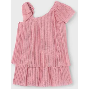 Dívčí šaty Dívčí šaty Mayoral 3912.6B.Mini.PPYA růžová 30X, vel. 98