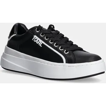 Dámské tenisky Kožené tenisky Karl Lagerfeld KRONOS černá barva, KL64020 KL64020.000 99X, EUR 36