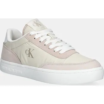 Pánská obuv Sneakers boty Calvin Klein Jeans CLASSIC CUPSOLE MIX IN YW0YW01767 béžová 01X, EUR 38