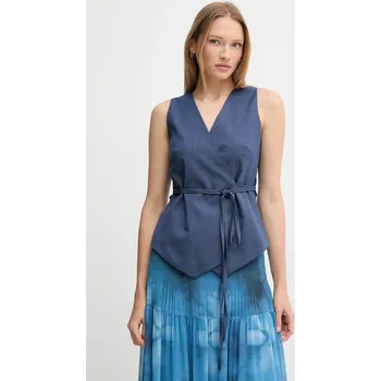 Dámská vesta Vesta Sandro Ferrone S23XBEBAFATA námořnická modř 59X, vel. 40