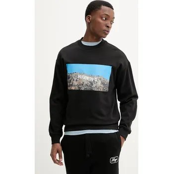 Dámská mikina Bavlněná mikina HUGO 50537546 černá 99X, vel. XL