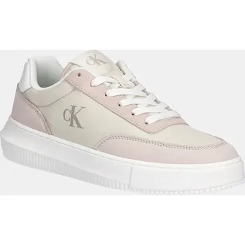 Pánské tenisky Sneakers boty Calvin Klein Jeans CHUNKY CUPSOLE LOW MIX IN YW0YW01768 béžová 01X, EUR 39