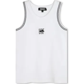 Dětský top Dkny bílá barva, D62263 D62263.114.150 00X, vel. 150
