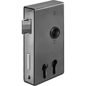 Dveřní kování AMF spec. zámek pro ocel. konstrukce 140D,2PZW,DM30/60mm, tloušťka krabice40