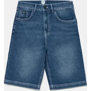 Dětské riflové kraťasy BOSS J51994.162.174 modrá 55X, vel. 174