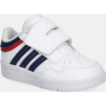 Dívčí tenisky Dětské sneakers boty adidas Originals HOOPS 4.0 bílá barva, JI3488 00X, EUR 26