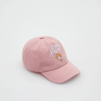 Čepice Reserved - Chlapecká čepice s kšiltem - pastelově růžová - 5332O-03X - 5332O-03X-R6