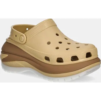Dámská obuv Pantofle Crocs Mega Crush Matte Clog 210749.209 béžová 12X, EUR 37/38