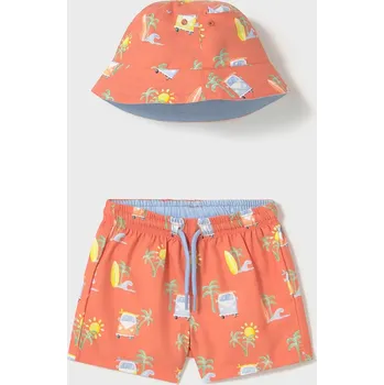Chlapecké kraťasy Dětské plavkové šortky Mayoral oranžová barva, 1646 1646.3E.Baby.PPYA 22X, vel. 74