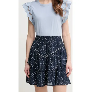 Dámská sukně Sukně Pepe Jeans DANY tmavomodrá barva, mini, áčková, PL901191 59X, vel. S