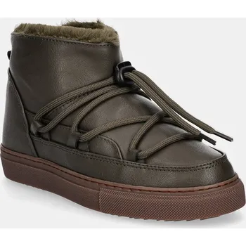 Dívčí obuv Dětské sněhule Inuikii GRAPE LOW zelená barva, 05600.004 3001.001.0011 79X, EUR 36