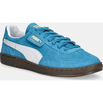 Pánská obuv Semišové tenisky Puma Super Team SD 398528 modrá 55X, EUR 44.5