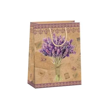 Dárková taška levandule 18x24cm