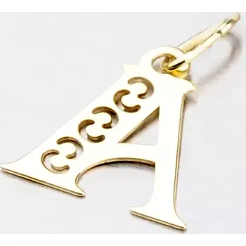 Přívěsek Přívěsek žluté zlato 585 písmeno 442-0001-A