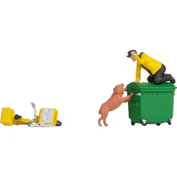 Modelová železnice Noch Funny Scenes Pozor pes!