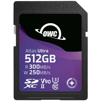 Paměťová karta OWC SD Atlas S Ultra SDXC UHS-II R300/W250 (V90) 512GB