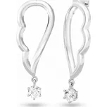 Couple, Originální náušnice Amaré I, bílé zlato se zirkony, 585-66-3-0718.1B00.0.00.001.12