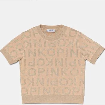 Dívčí svetr Dětský svetr Pinko oranžová barva, lehký, KFMA006.C.TV073 24X, vel. 128